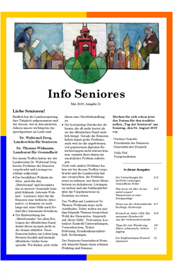 Info Seniores Nr. 21 - Mai 2019